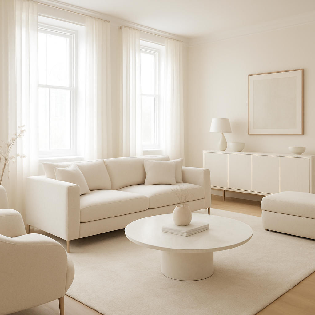 Spotless luxury living room